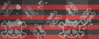 Red & Black Stripe Skull BG