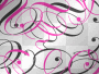 Pink And Black Swirls