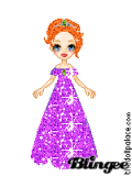 purple princess doll