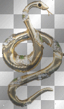dimond  incrusted  gold  snake