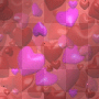 Pink & Red Hearts Background  :-}