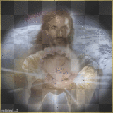 JESUS HOLDING A CHILD
