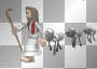 Jesus & His Herd Of Sheep  :-}