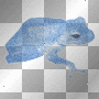 Glitter frog