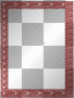 red glitter frame