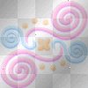 pink& blue swirl