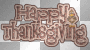 thanksgiving text glitter