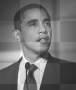 OBAMA B/W