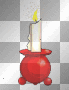 zima christmas winter candle