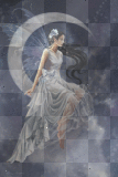 Frost fairy on the moon