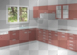 cuisine rouge