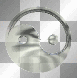 spinning platinum ying yang sign
