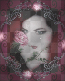glitter sexy gothic girl cad