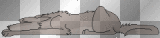 loup qui dort