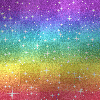 Rainbow glitter