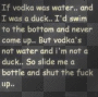 vodka and you baby