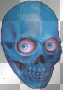 blue skull