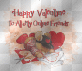 Happy valentine's day, online friends pictures, photos, and images for happy valentines day to all my friends Graphics, Cliparts, Stamps