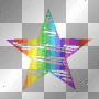 glitter emo star transparent goth