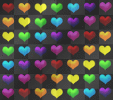 Colorful Hearts