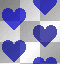 Animated Blue Hearts