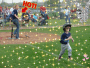 Jessa and Aaron playin t ball