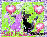Espeon and Umbreon best friends
