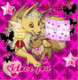 Eevee and her mom!Happy Mother's Day!