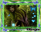 Blue and green elf color of the week!
