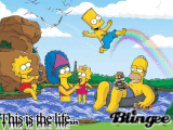THE SIMPSONS OUT ON A HOT! SUMMER
