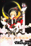 Sakura in Halloween costume