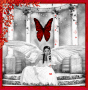 femme papillon