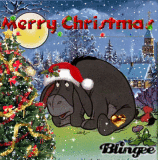 eeyore's snowy christmas