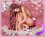 "Happy New Year" glitter girl cad888