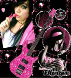 pink and black