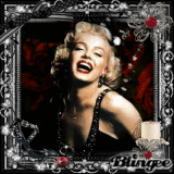 Glamorous Marilyn Monroe in Bla...