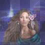 Femme en bleu