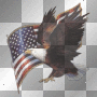 Patriotic Eagle & Flag =^_^= Patriotic Eagle & Flag =^_^=