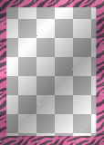 -Pink animal print frame-