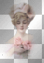 femme a la rose