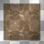 brown sparkly background with stars and moons