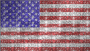 large glittery American flag