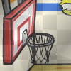 Puffle Jumping In Basketball Hoop-Club Penguin