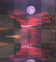 sunset water bg