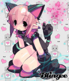 Cute Robot Cat Girl