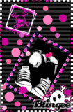 emo pink black
