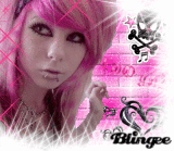 pink emo girl