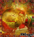 beauty of gold and red