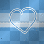 Heart blue