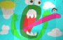 monster eating a girl